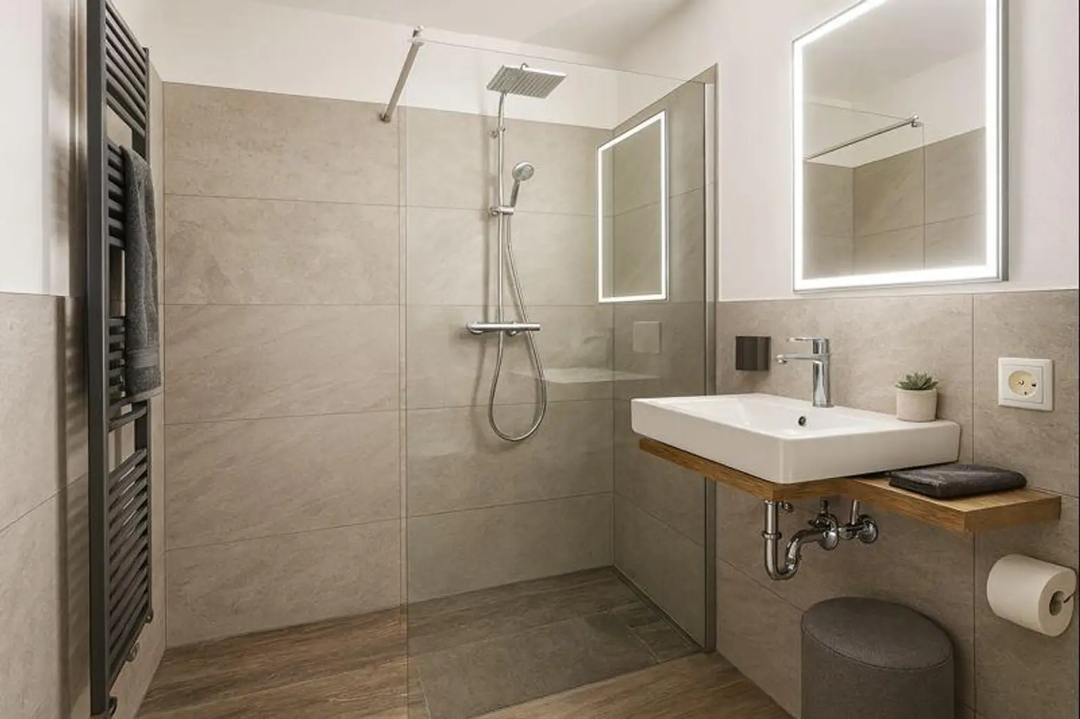 Wohnung - Badezimmer Visualisierung