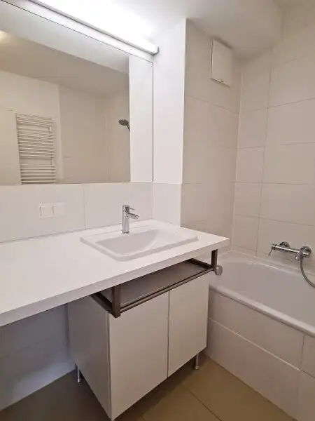 AM SPITZ-NÄHE, gepflegte 36 m2 Neubau mit 4 m2 Balkon, 2 Zimmer, Komplettküche, Wannenbad, Parketten, Garagenplatz möglich, Leopold-Ferstl-Gasse