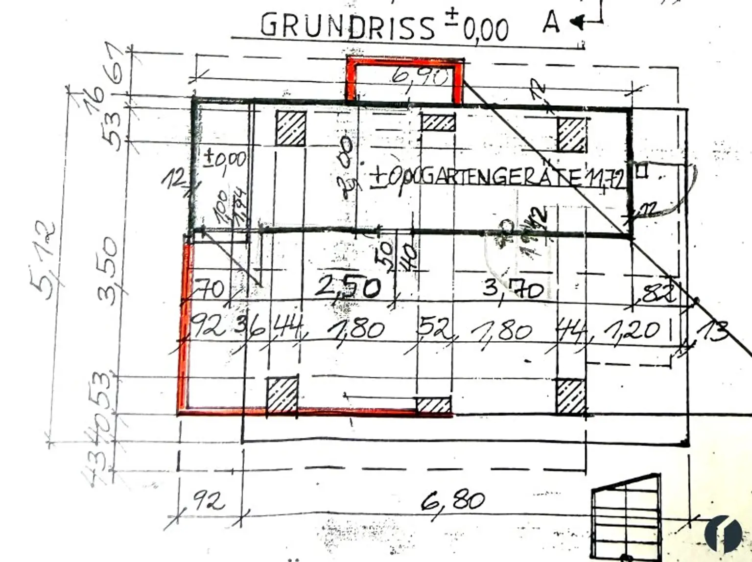 Grundriss Untergeschoß