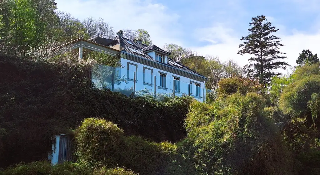 Edelrohbau-Villa, Herrschaftlicher Wohnsitz am Fuße des Kahlenberges an der Donau. Teilrestauriert entkernt und komplette Ausbauplanung.