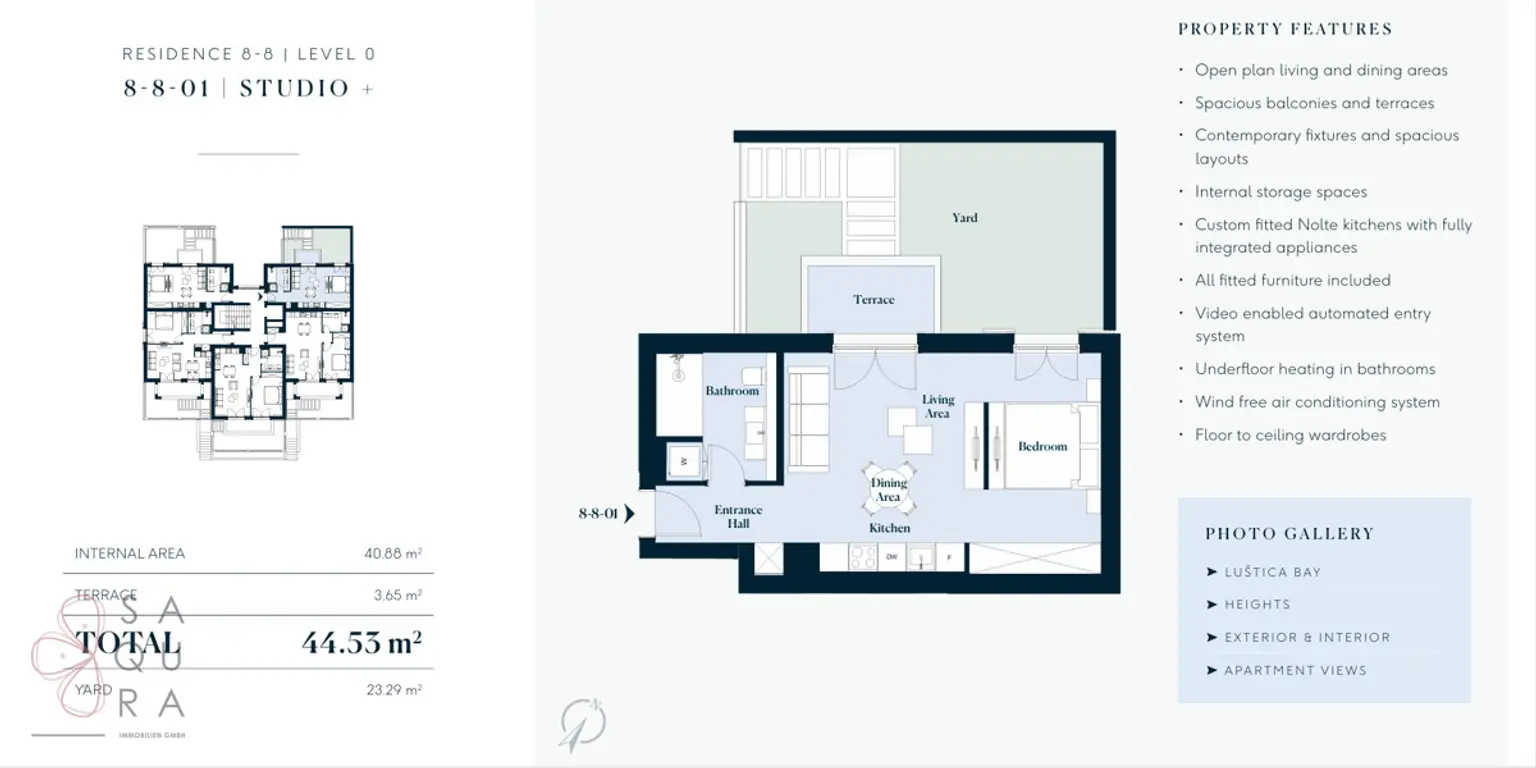 LUXURIÖSE GOLFOASE MIT PASSIVEM EINKOMMEN – INVESTIEREN SIE IN RESIDENCE 8-8, LUŠTICA BAY
HEIGHTS