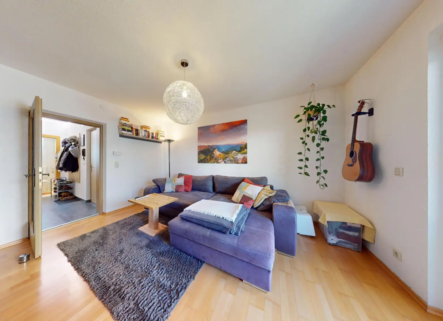 Mietwohnung gesucht? Stilvolle 2-Zimmer Wohnung mit Wohlfühlfaktor in Perjen!