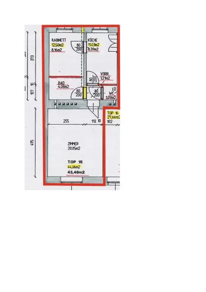 Preisgünstige 2-Zimmer Wohnung in ruhiger Wohngegend