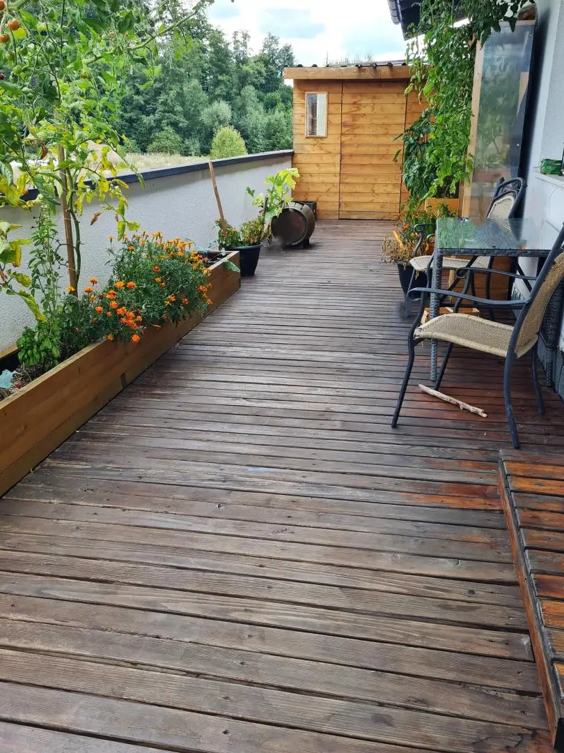 großzügiger Balkon