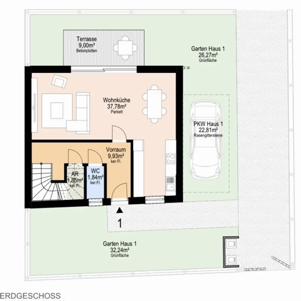 Familien(t)raum in Essling - Schlüsselfertiges Einfamilienhaus - 5 Zimmer