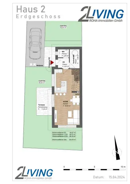 Vindobona Living - Haus 2, am Bruckhaufen nahe U1, U6