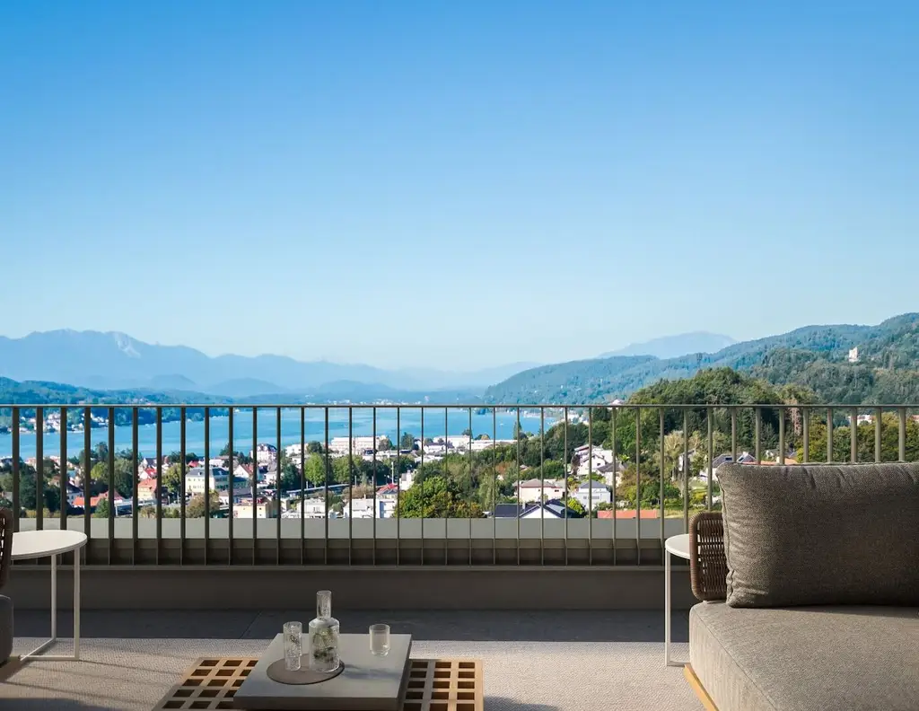 Seeblick und Infinity Pool - Leben, wo andere Urlaub machen - The Lakes in Pörtschach am Wörthersee