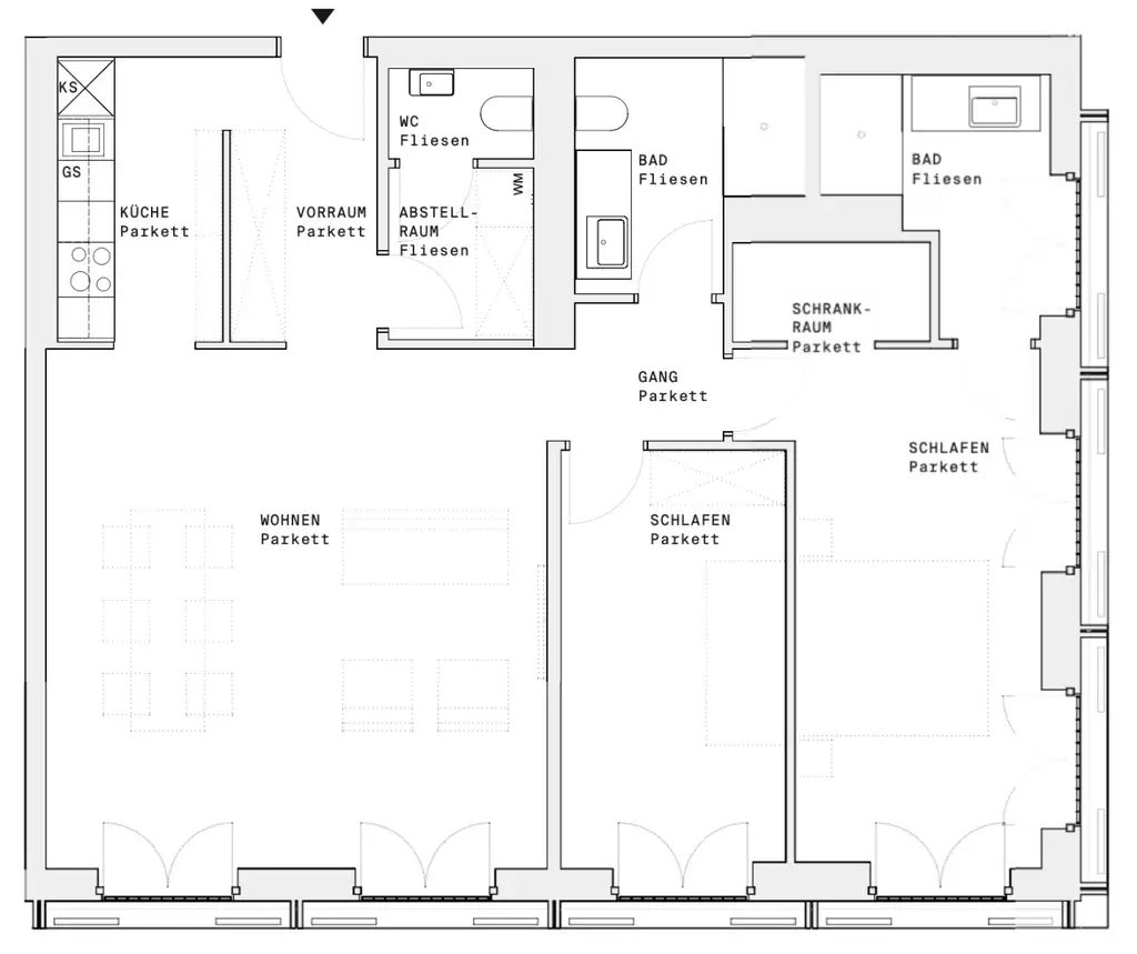 DC-FLATS: High-End-Apartment bei der UNO-City!! ERSTBEZUG!!