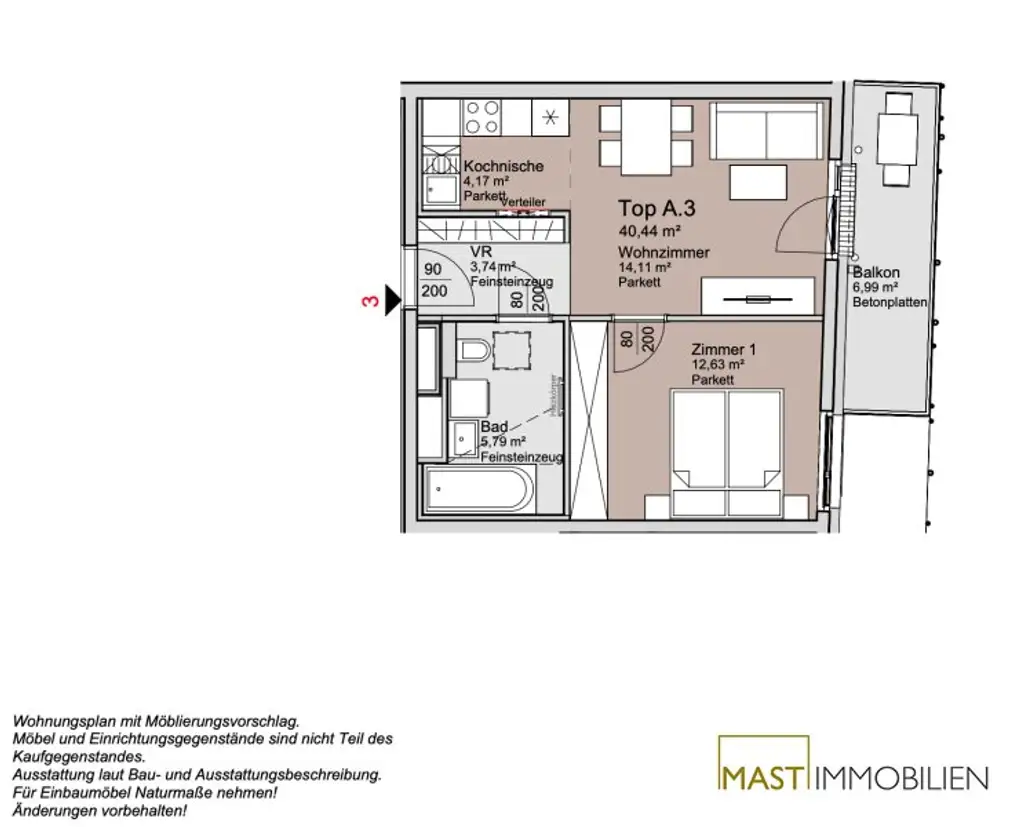 *Provisionsfrei* Top 2-Zimmer Wohnung. Ideal als Anlage!