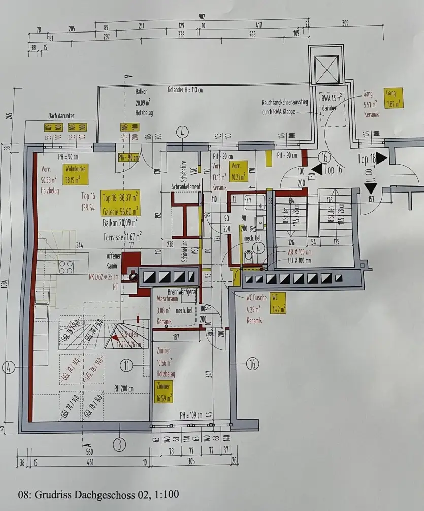 Traumhafte Dachmaisonette mit 2 Terrassen + Dachterrasse - Nähe Arenbergpark