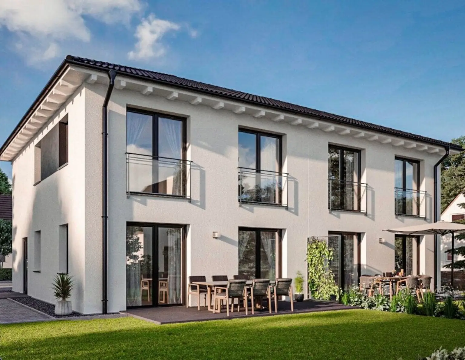 Moderne Doppelhaushälfte in Dornbirn: Erstbezug,5 Zimmer, schlüsselfertig!