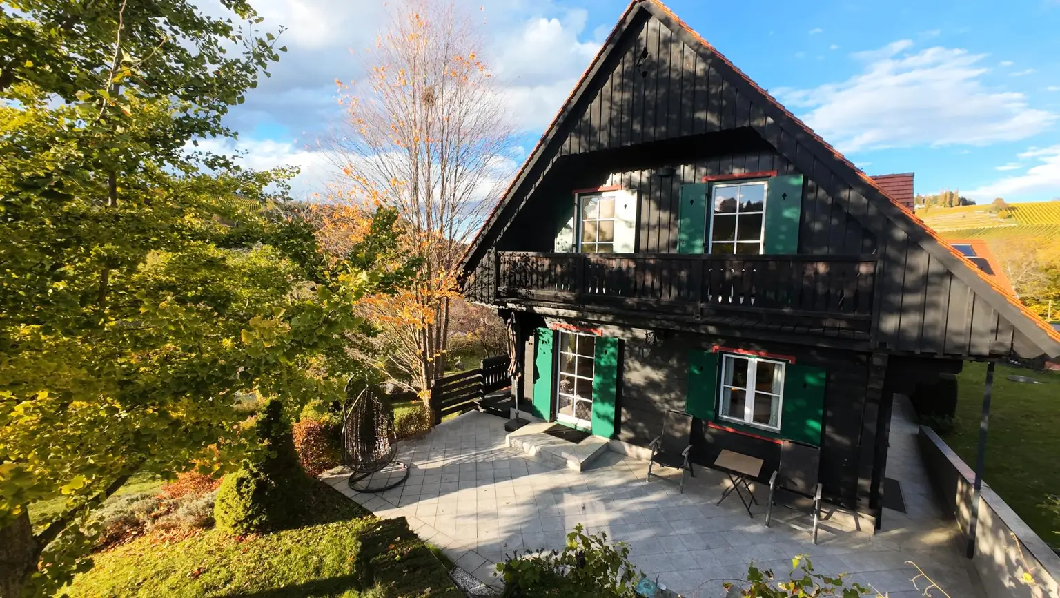 Einfamilienhaus mit Wintergarten, Sauna, Weinkeller & Weitblick in Ratsch an der Weinstraße