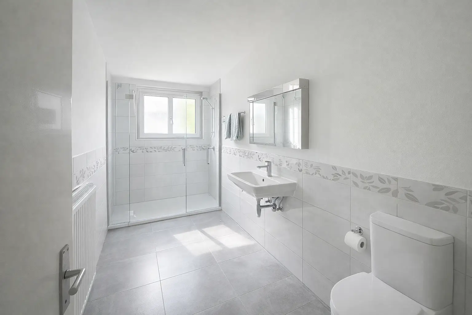 neu saniertes Badezimmer