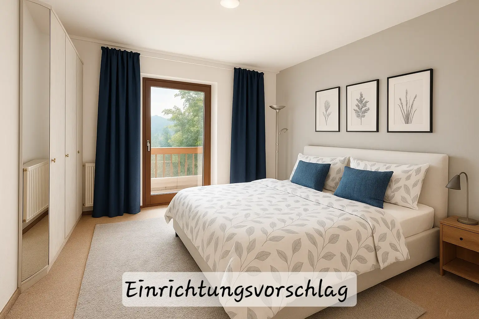 Einrichtungsvorschlag Schlafzimmer