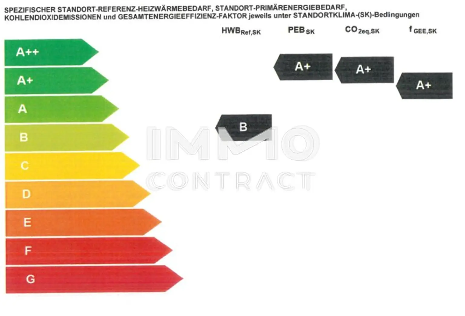 Auszug Energieausweis