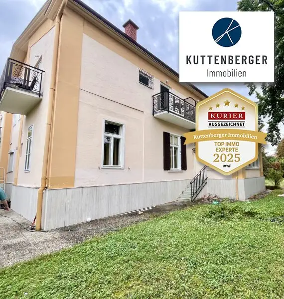 Historisches Herrenhaus im Villenviertel von Baden: ca.450m² WF mit Grundfläche von 1873qm und 17 Zimmern zum Sanieren! (V2 & Schut