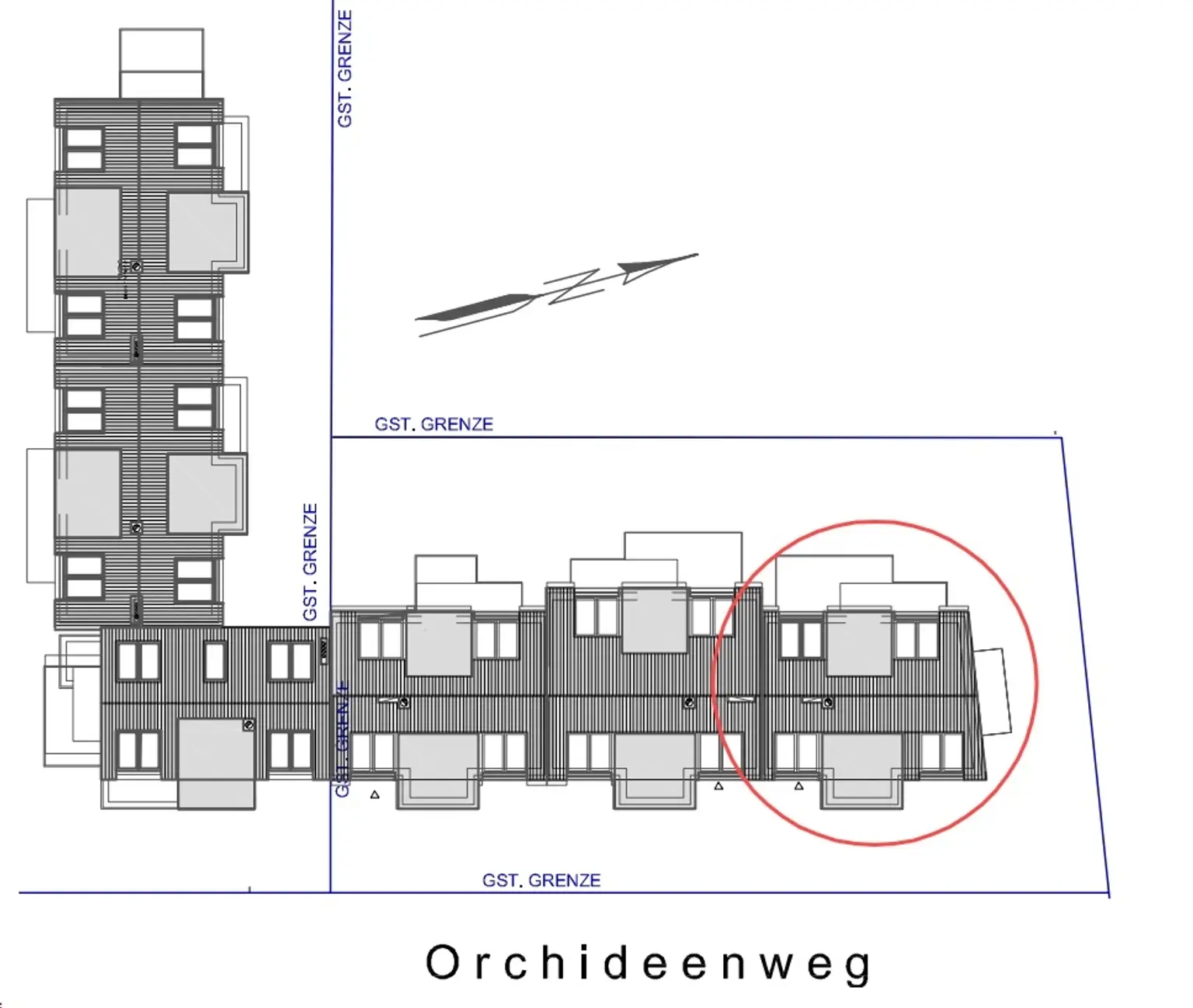 Lageplan Nr. 53 | ++ NEU ++ REIHENHAUS mit Balkon, Terrasse und Wohnkeller in NEUESSLING | Prima Service Immobilien
