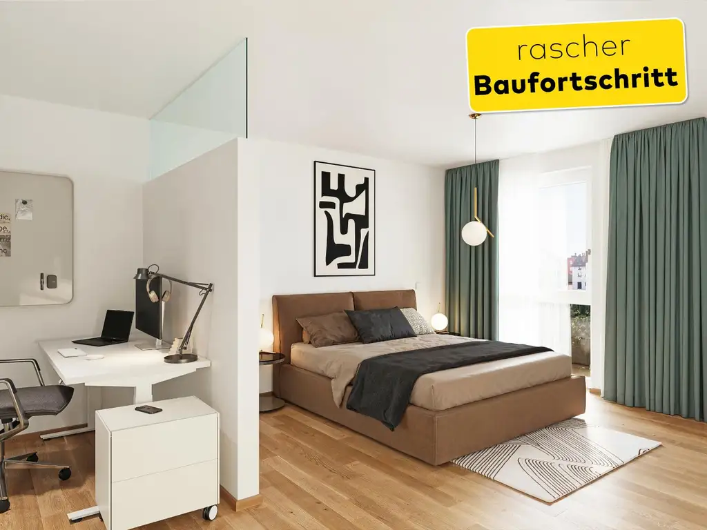 Rascher Baufortschritt! "PILLmein" - 2 Raumwohnung mit 10 m² Loggia (Top 2.4)