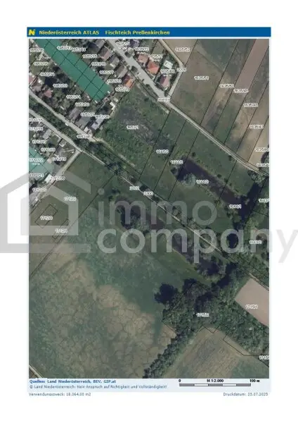 Traumhaftes Grünland Grundstück mit Fischteich in Prellenkirchen 18064m2 – Ihr Platz für Visionen!