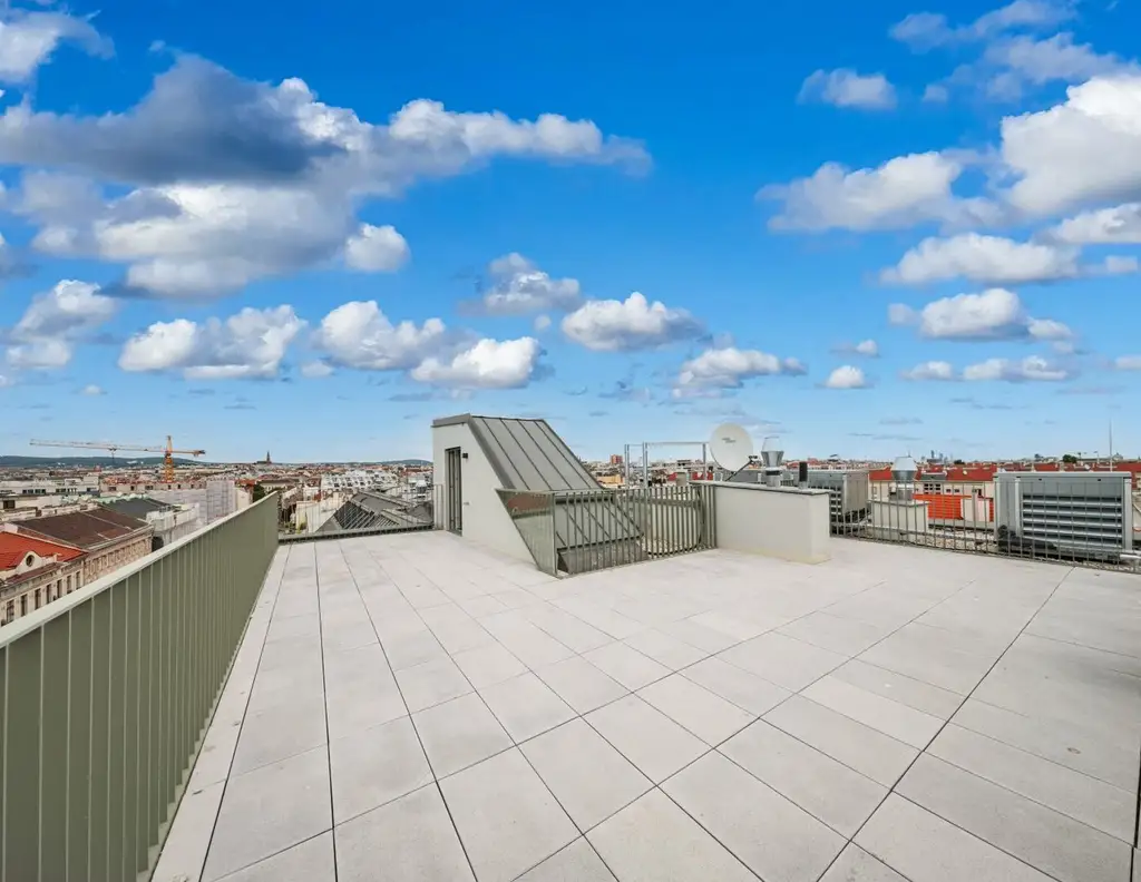 Urbanes Wohnen über den Dächern der Stadt