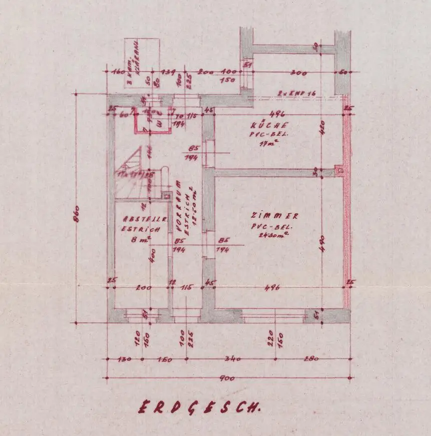 Plan Grundriss EG