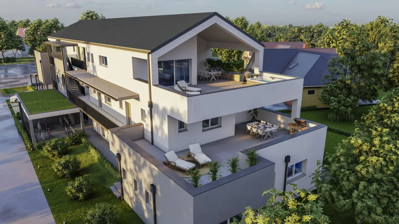 Penthouse mit großer Terrasse in Bad Gams, Nähe Badesee, Top 11