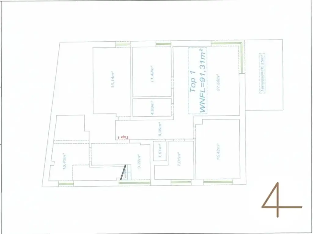 Wunderschöne Gartenwohnung 3 Schlafzimmer vermietet bis 31.08.2028