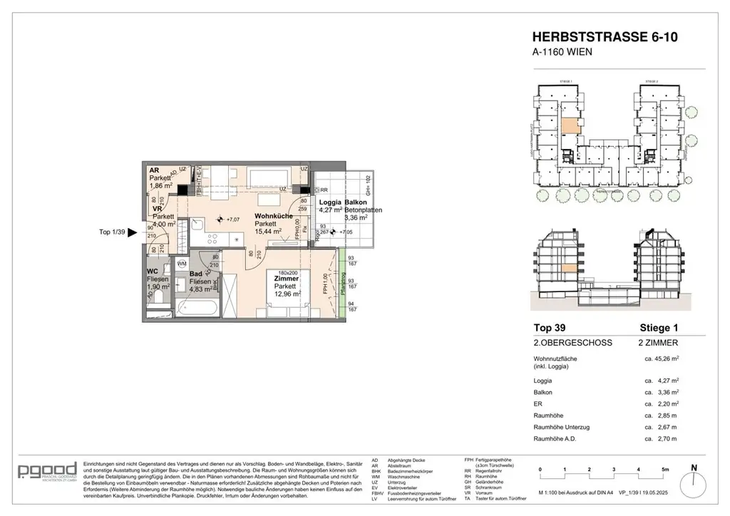 Anleger aufgepasst! 2-Zimmer Investmenthit mit Blick in ruhigen Innenhof!