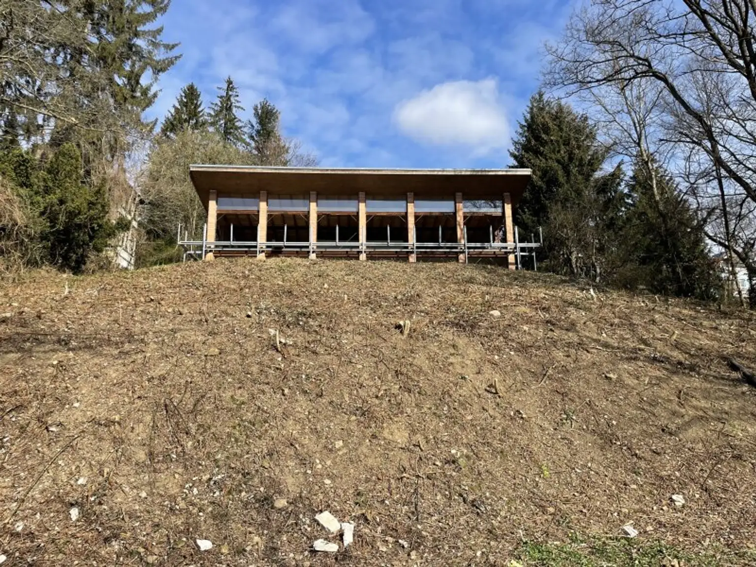 ZWEI DOPPELHAUSHÄLFTEN IM ROHBAU - PURKERSDORF mit großartigen FERNBLICK