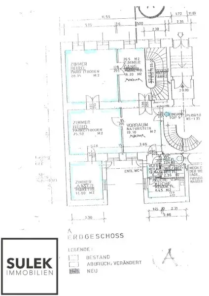 Ihr neuer Bürostandort am Stadtpark! Altbau mit großen Kellerräumlichkeiten - sofort beziehbar!