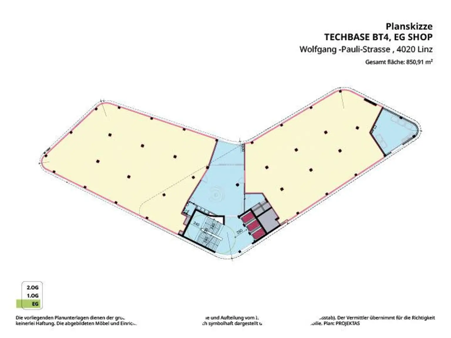 Büro mit 2000 M² in der Techbase Linz - Business Campus der Zukunft
