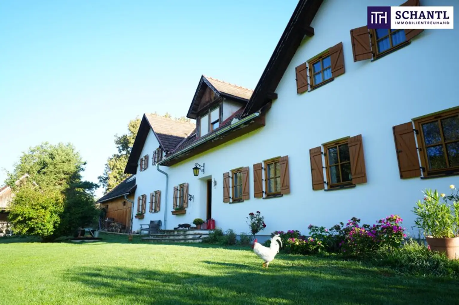 SENSATIONELLES JUWEL! Exklusiver Vierkanthof im Thermenland Steiermark – Wohnen, Reiten & Leben mit Pool und Natur!