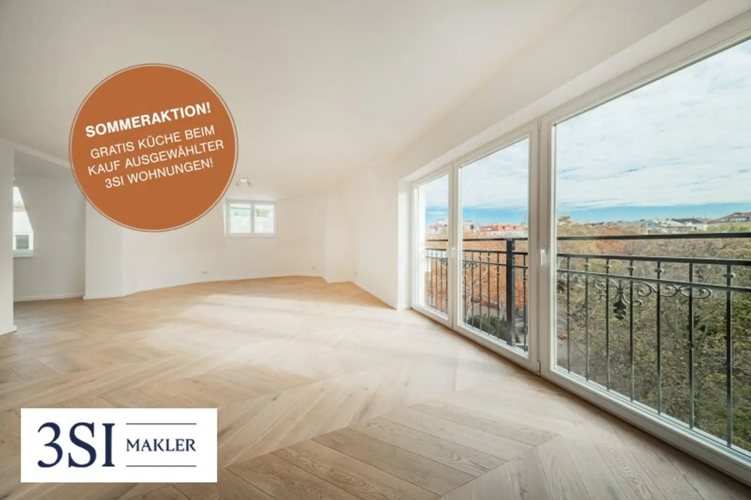 Luxus-Dachgeschoß-Wohnung in exklusiver Lage – 178 m² mit Dachterrasse und Panoramablick über Wien