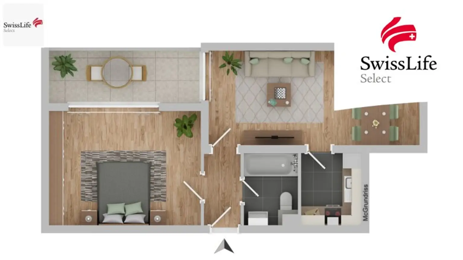 Der perfekte Start ins Eigentum - Stadtwohnung mit Balkon & Garage