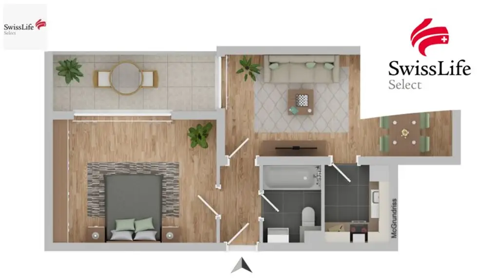 Der perfekte Start ins Eigentum - Stadtwohnung mit Balkon & Garage