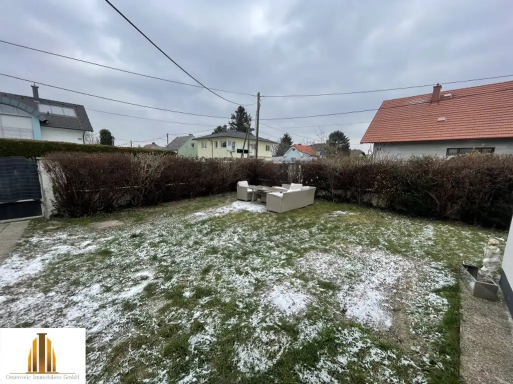 1220. Wohnen wie im Urlaub Haus mit 3 Zimmer und 300m2 Garten