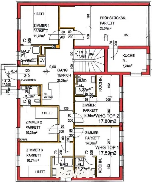 Grundriss EG Pension
