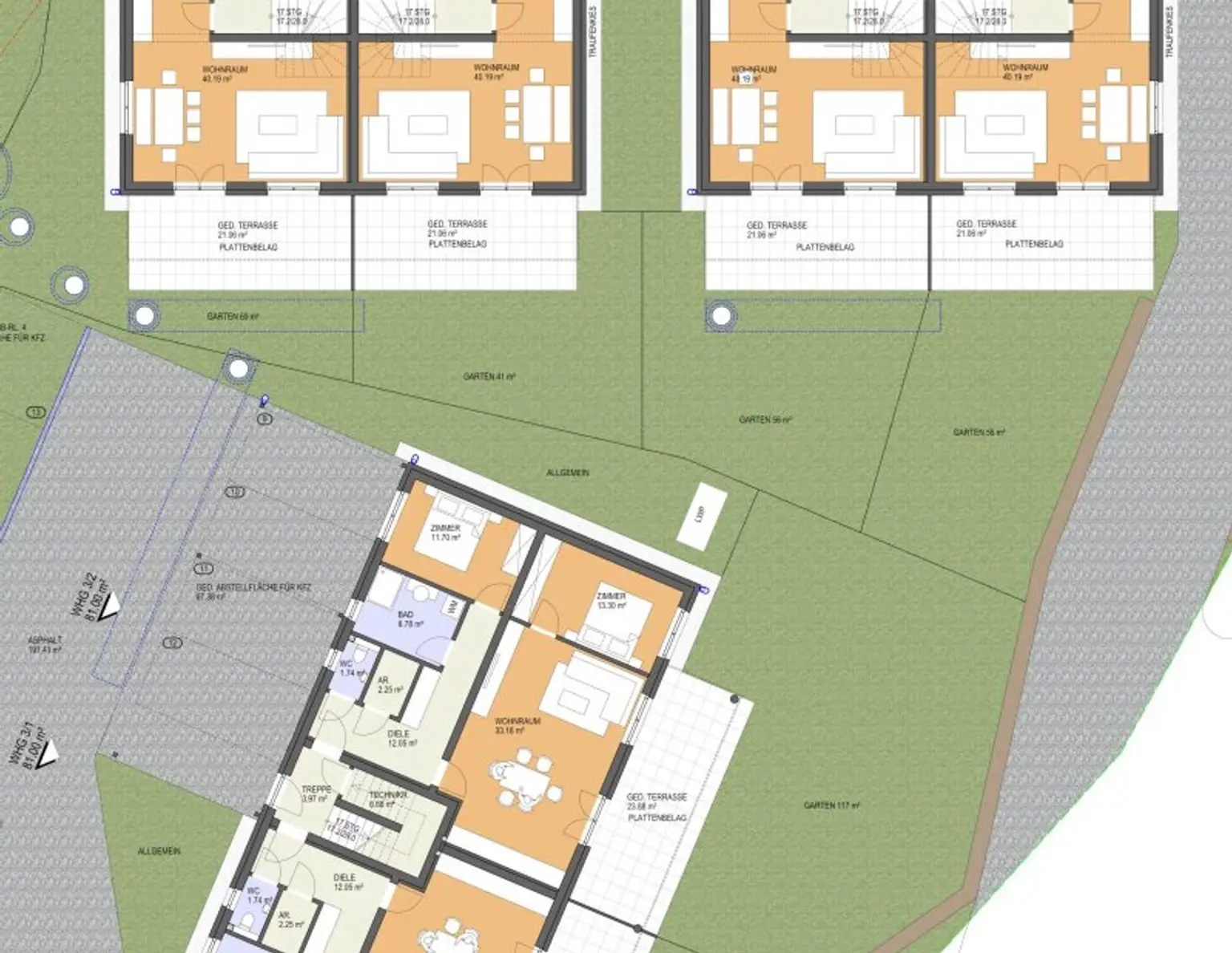 Update! - Baugenehmigtes Projekt. - Ruhelage Lassnitzhöhe, 20 Min. vor Graz. - 723 m² WNFL