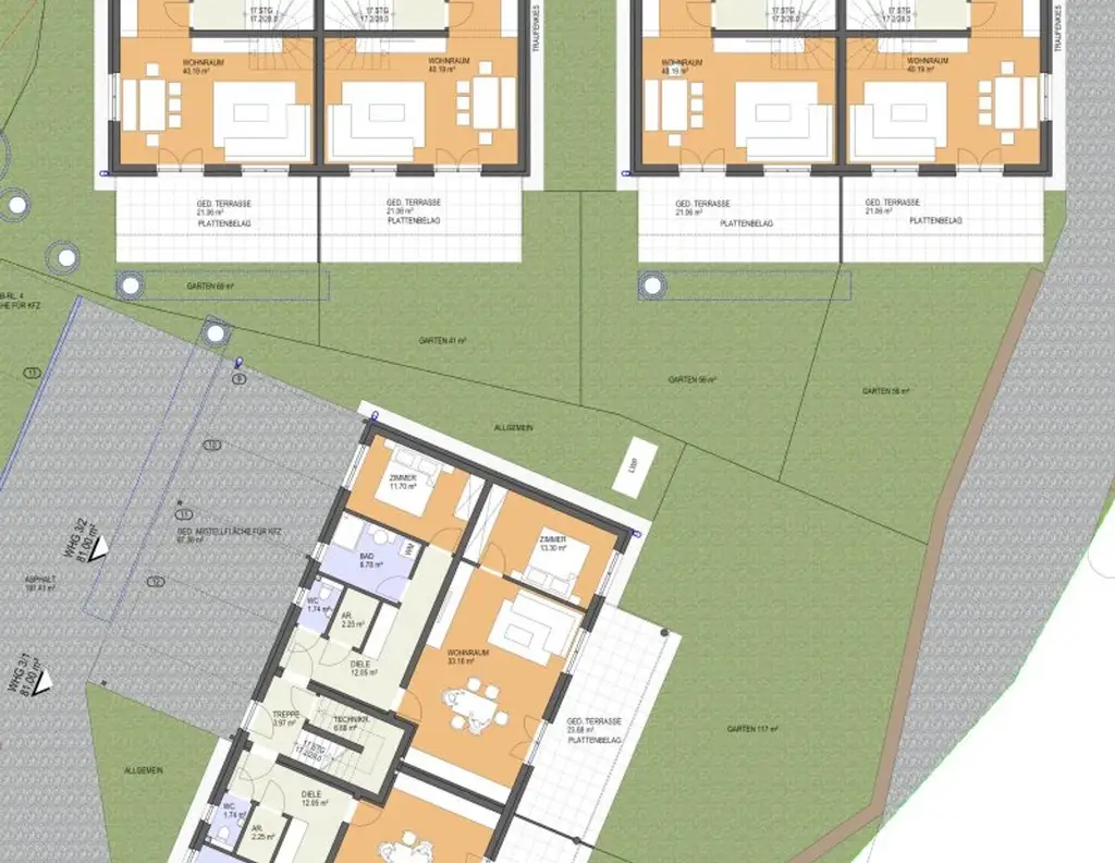 Update! - Baugenehmigtes Projekt. - Ruhelage Lassnitzhöhe, 20 Min. vor Graz. - 723 m² WNFL