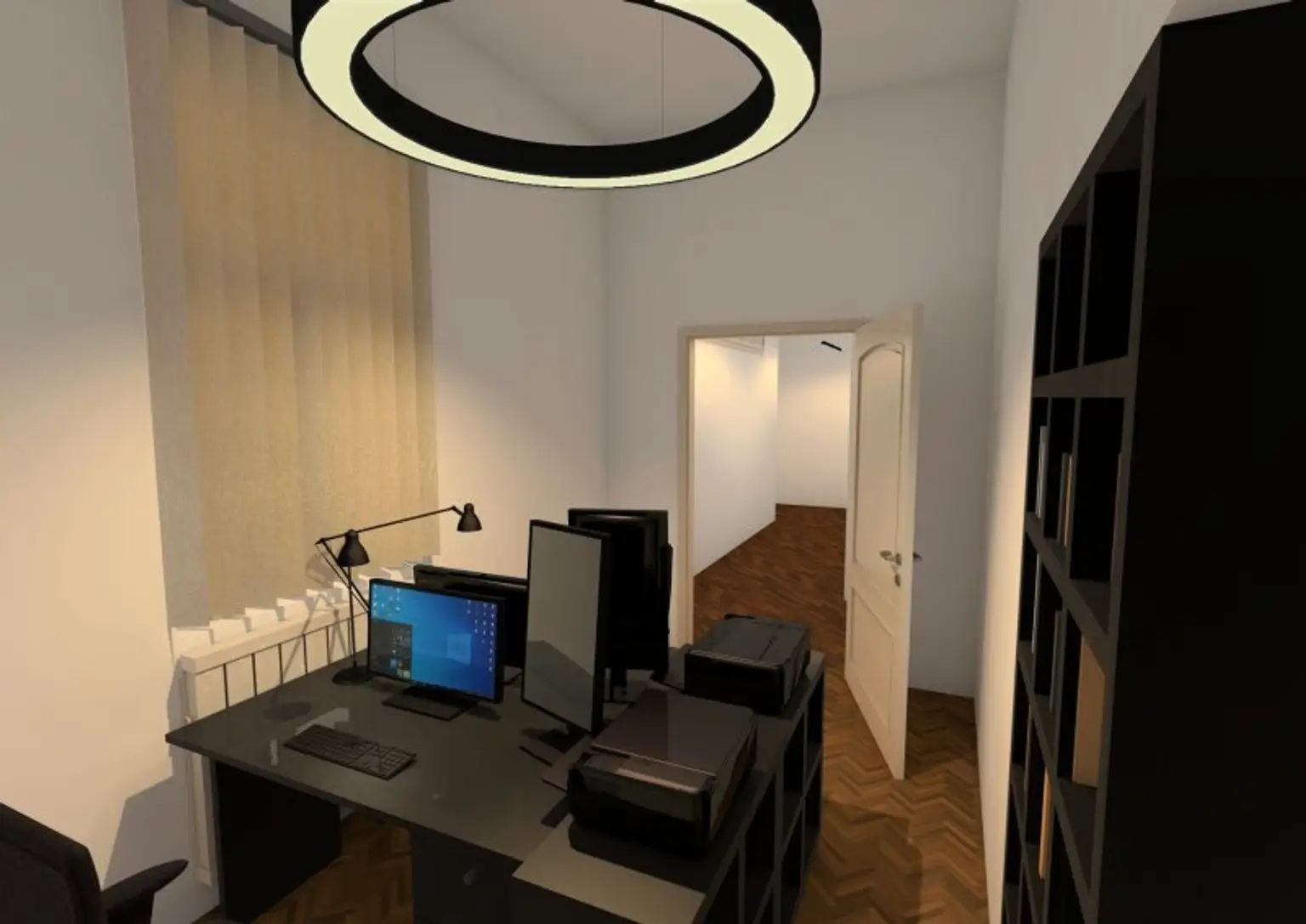 Provisionsfrei! All-In-Bürozimmer am Brahmsplatz als Untermiete!
