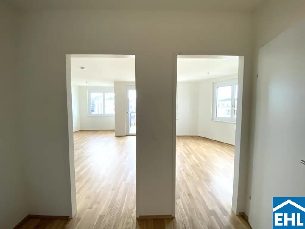 2-Zimmerwohnung mit südseitigen Balkon in U-Bahn Nähe! Modernes Energiekonzept!