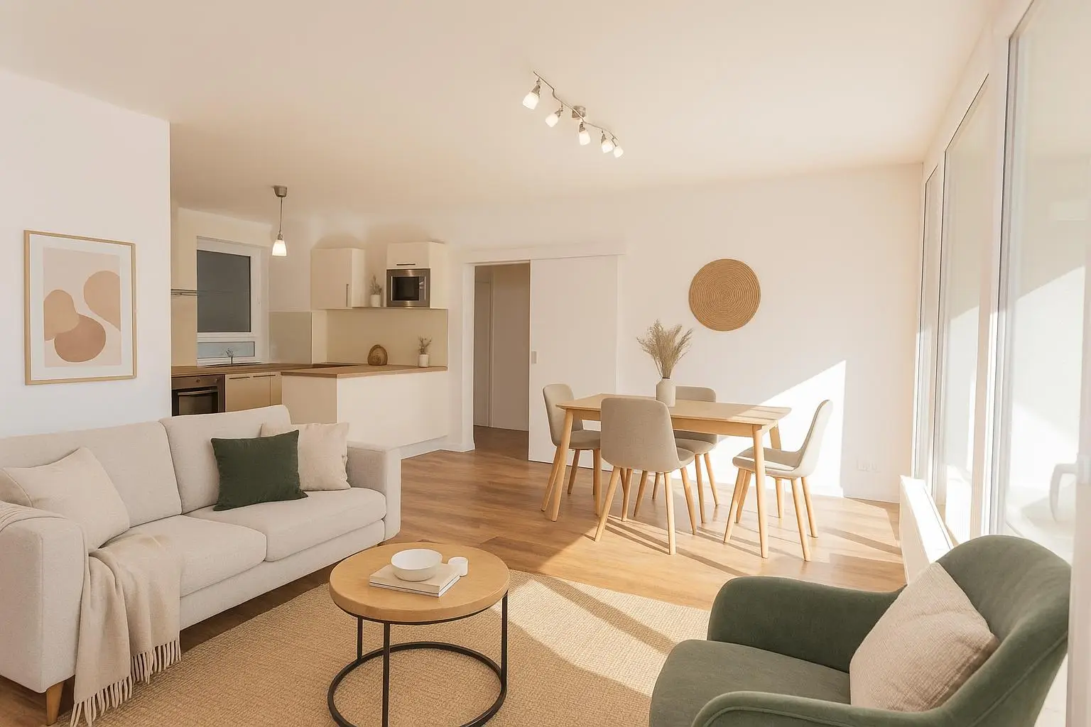 Helle 3-Zimmer-Wohnung mit Loggia in ruhiger Grünlage von Mauerbach