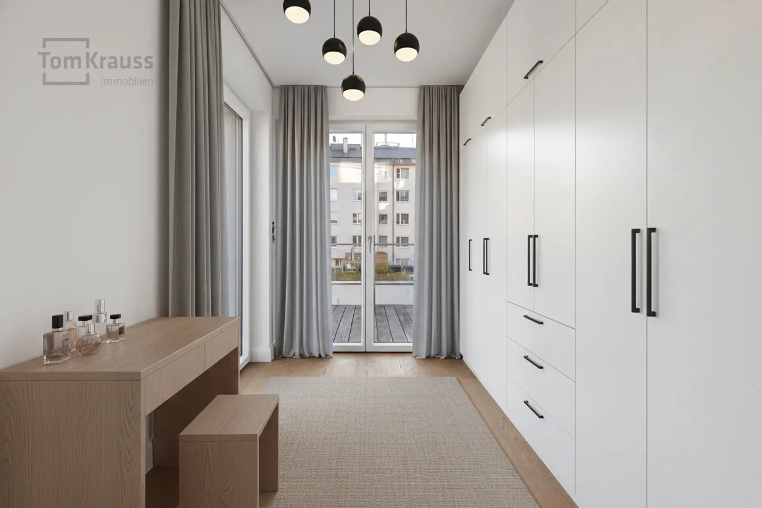 Begehbare Garderobe