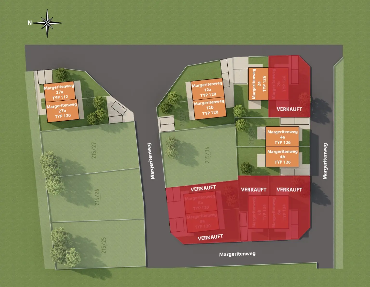 Lageplan aktuell | ++ TRAUMHAFTE DOPPELHAUSHÄLFTE ++ in Guntramsdorf - Typ 126 m² | Prima Service Immobilien