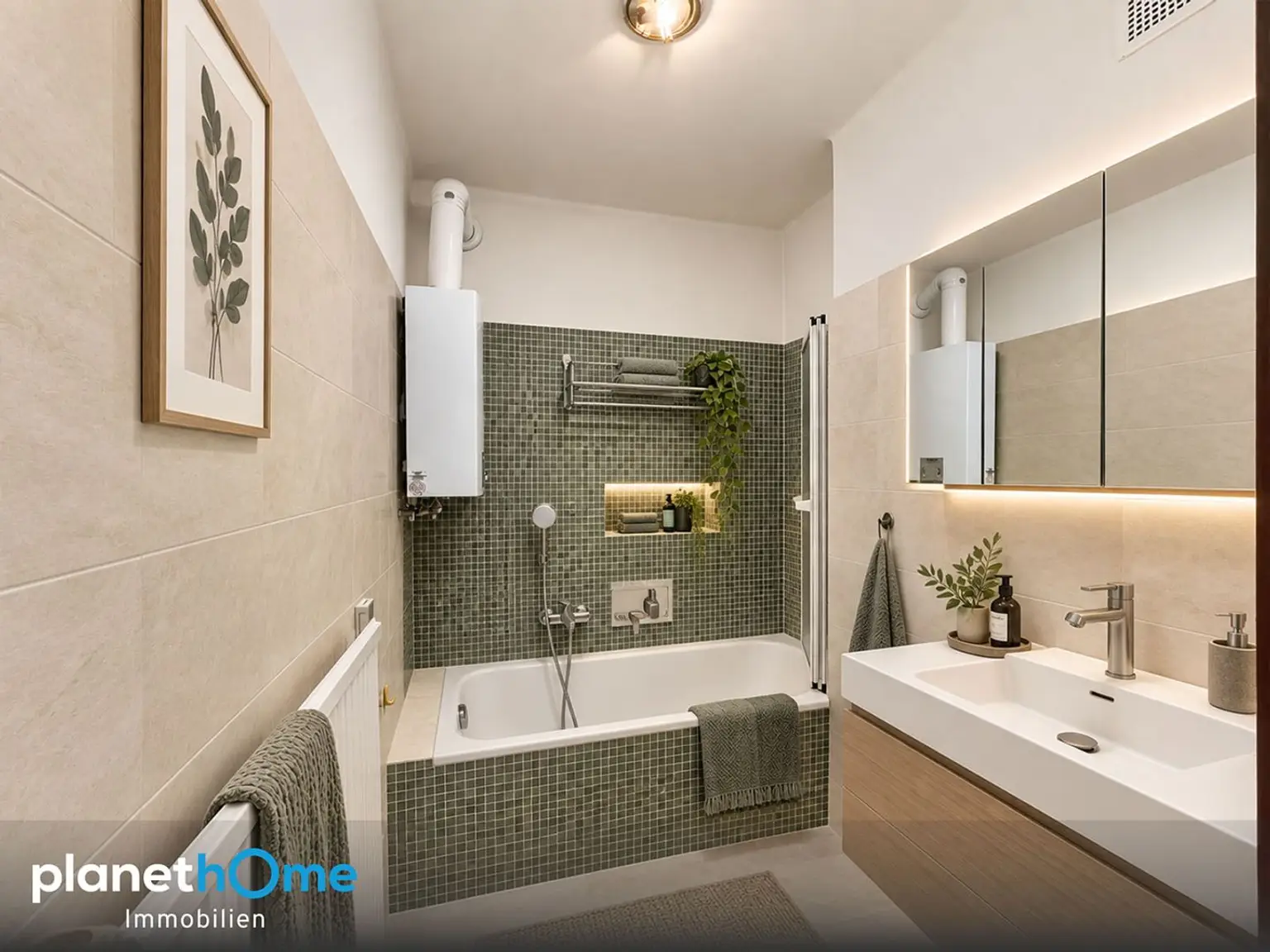digitales Homestaging Bad