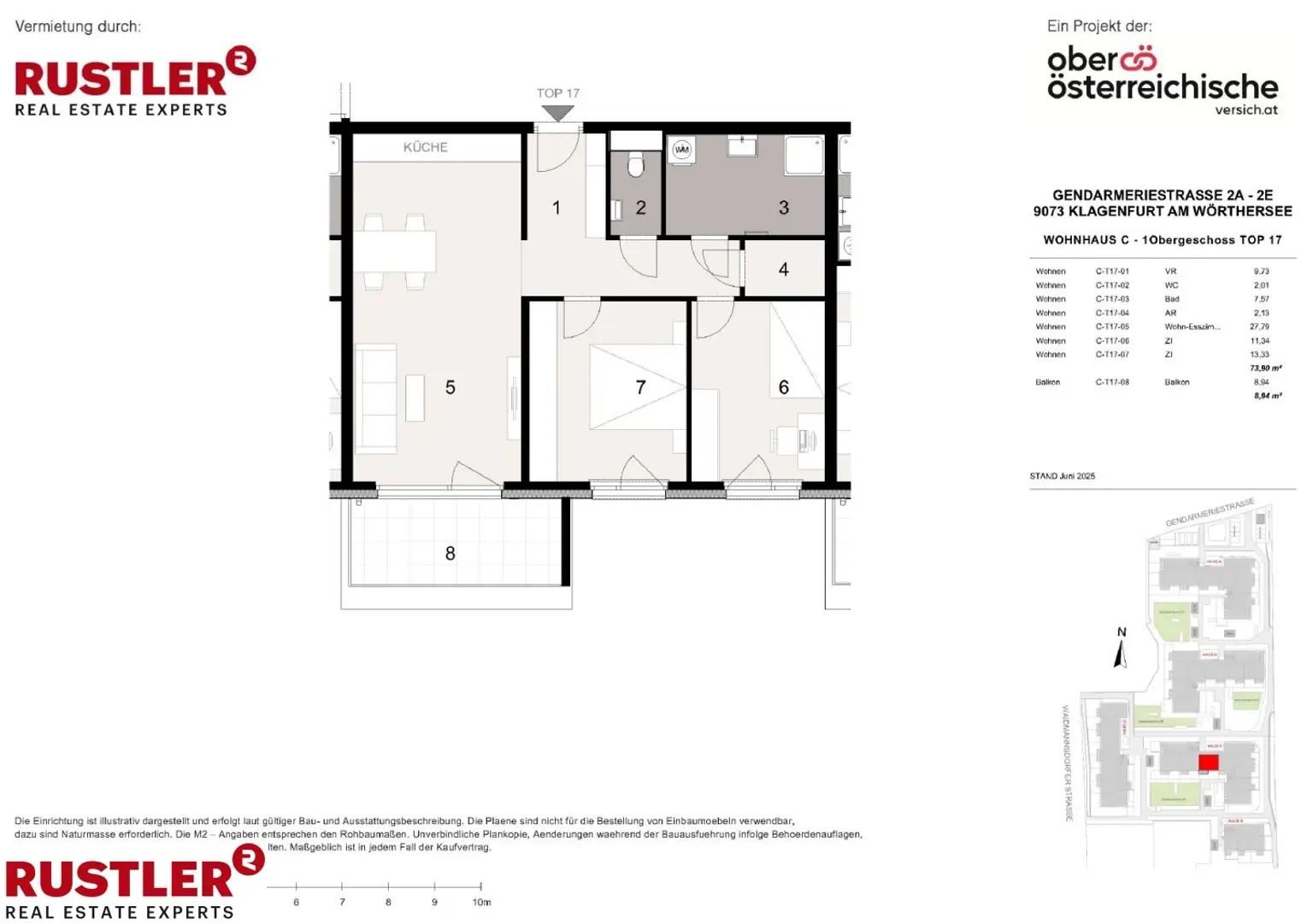 TRIVARA - Wohnen, wie man leben will - 3 Zimmer C-17