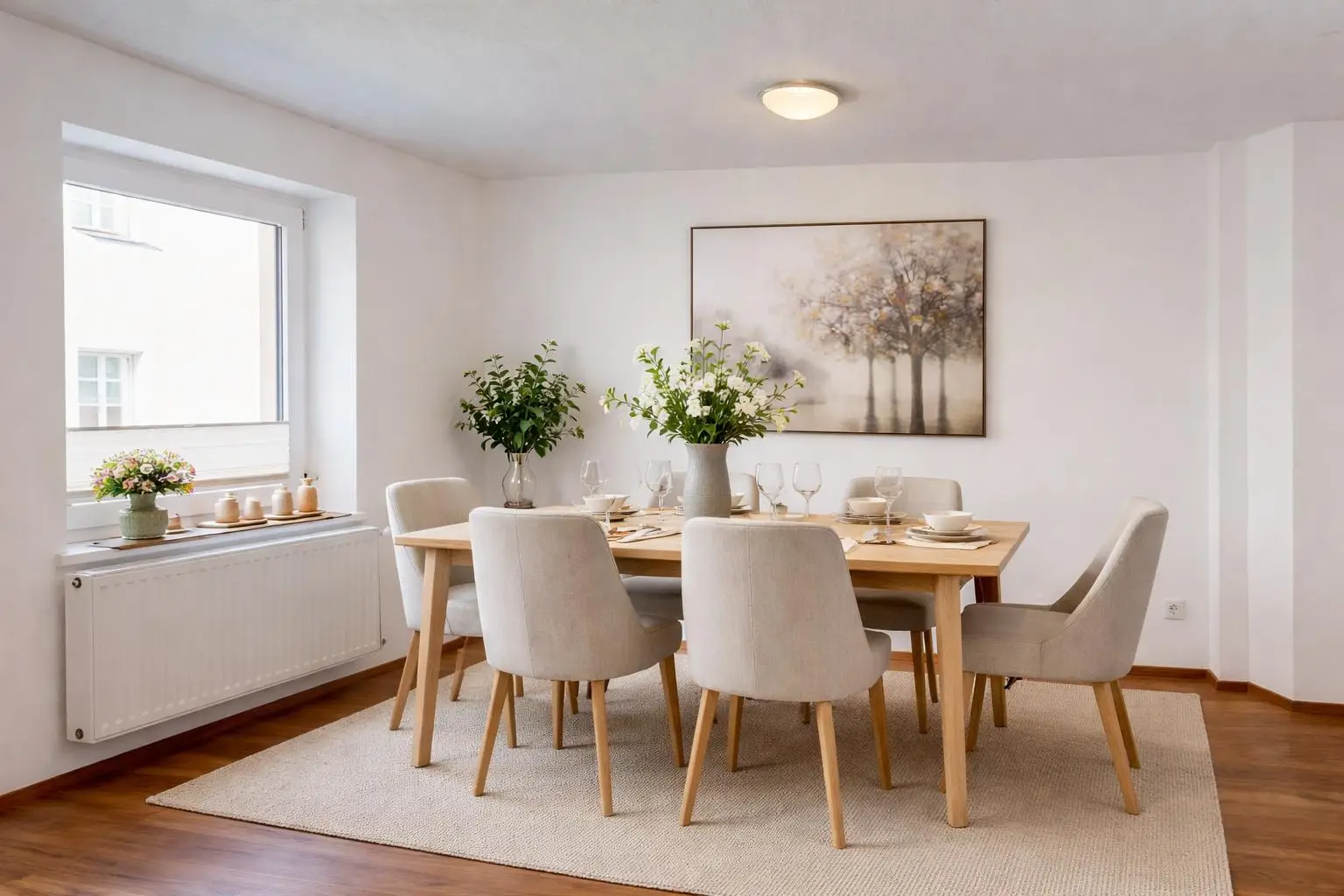 Wohnung - Esszimmer Visualisierung