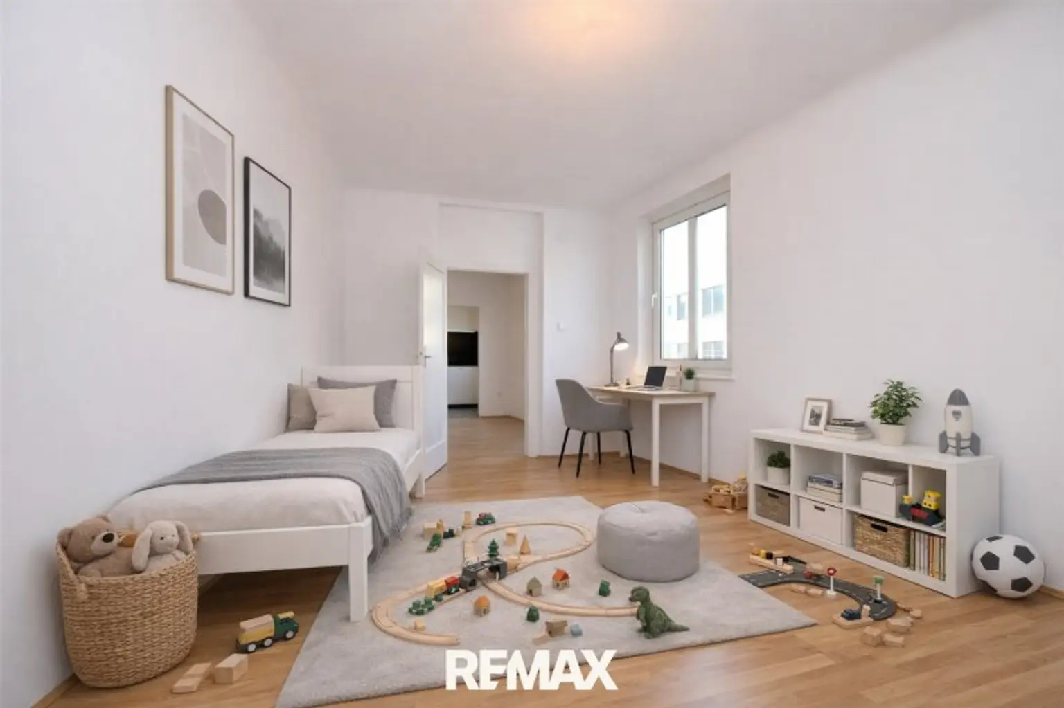 Kinderzimmer (virtuell eingerichtet)