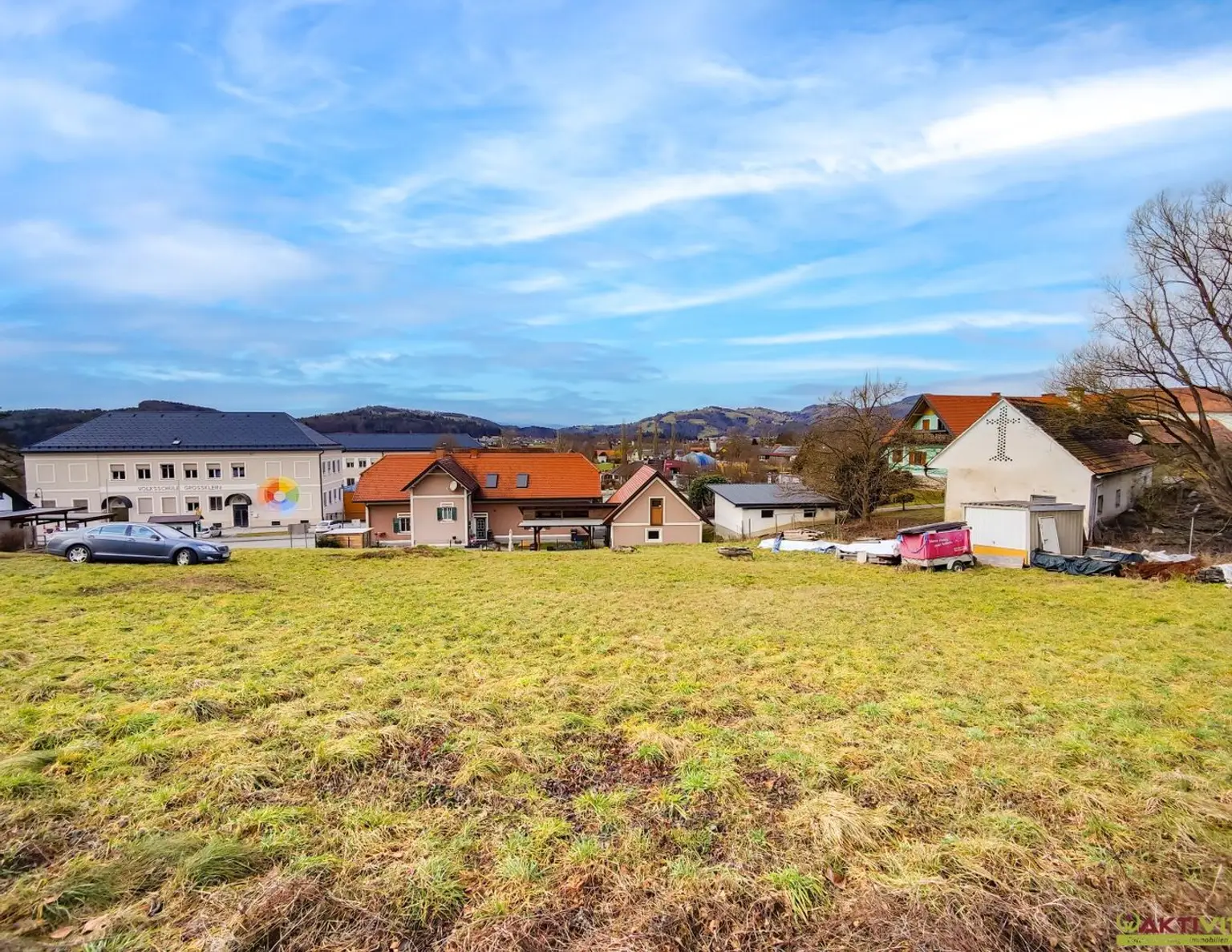 Grundstück mit Planung für 2 Häuser. - Zentral in Großklein. - 13 Min. vor Leibnitz.