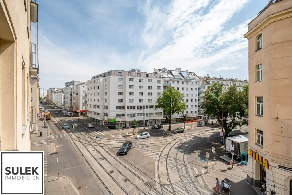 Erstbezug nach Generalsanierung in der Taborstraße 63 - perfekt angebunden: 2 Zimmer + Wohnküche + Balkon